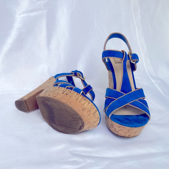 Dolce Vita Cobalt Blue Wedges, size 8.5 - Picture 4 of 4